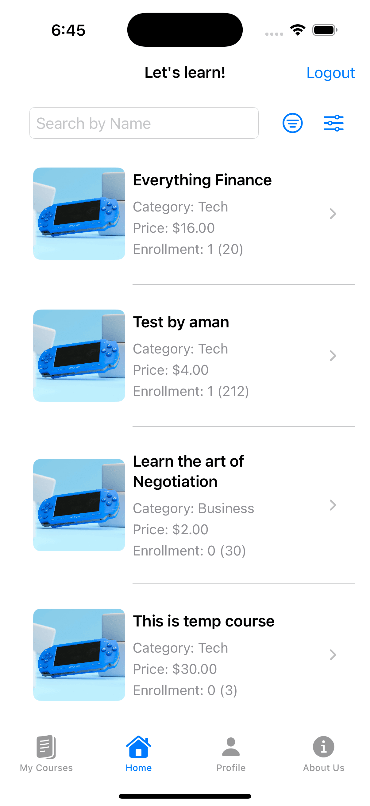 Course Discovery