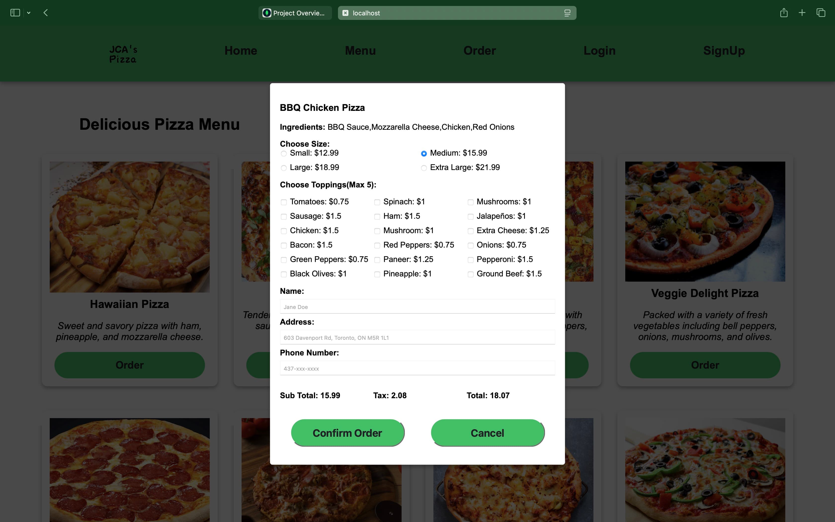 Delivery Tracking